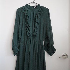 Zara green Rompers (damaged)